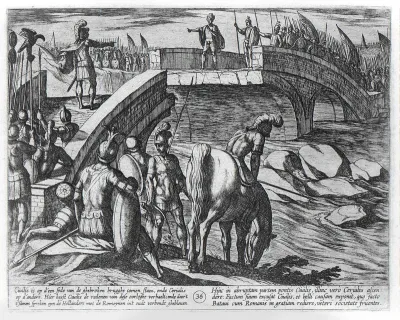 Geheime ontmoeting van Civilis met andere leiders