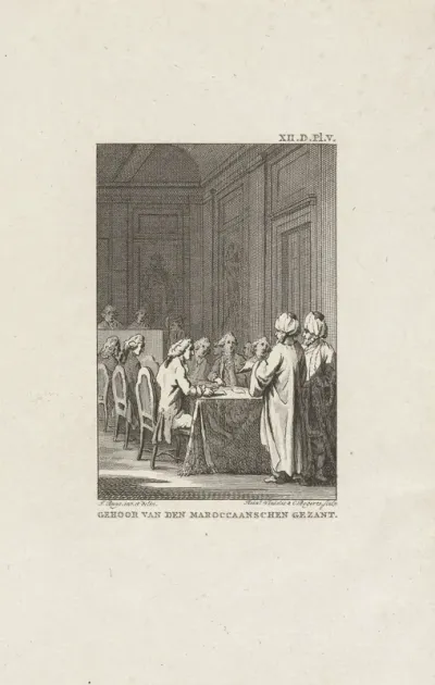 Gehoor van de Marokkaanse gezant, 1759