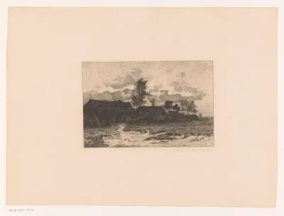 Gehucht op de heide