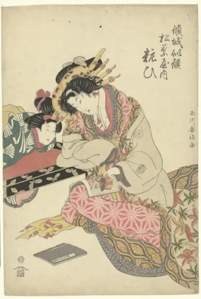 Geisha en kamuro