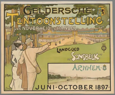 Geldersche Tentoonstelling van Nijverheid en Handel. Landgoed Sonsbeek juni-october 1897.
