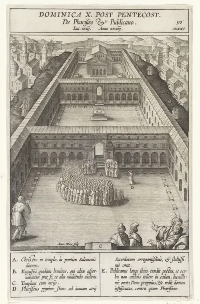 Gelijkenis van de farizeeër en de tollenaar in de tempel