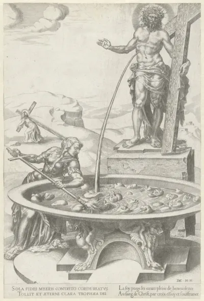 Geloof zuivert de harten van de mens met het bloed van Christus