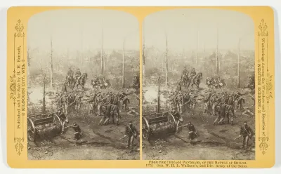 Gen. W.H.L. Wallace's, 2nd Div. Army of the Tenn., from the series "The Chicago Panorama of the Battle of Shiloh"