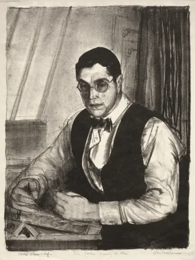 Gene Speicher Drawing on a Stone