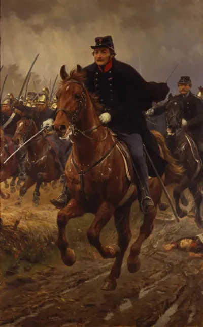 General Schleppegrell at Isted. The final attack.
