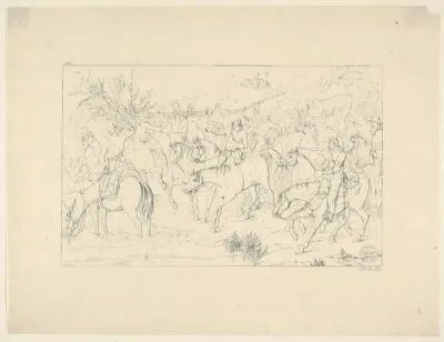 General Stuart's Return from Pennsylvania, from "Confederate War Etchings"