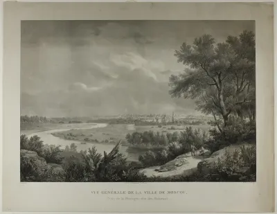 General View of the City of Moscow taken from the So-called Sparrow Mountain
