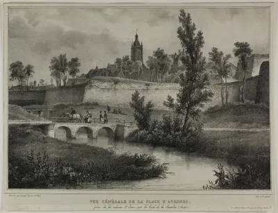 General View of the Place d'Avesnes, taken from Fort St. Jean, on the Banks of the Sambre (North)