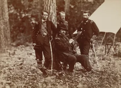General W.S. Hancock and Staff