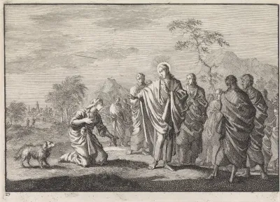 Genezing van de dochter van de Kananese vrouw