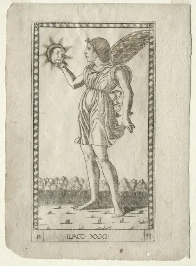 Genius of the Sun (from the Tarocchi, series B: Cosmic Principles & Virtues, #31)