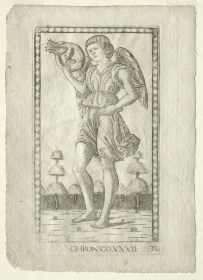 Genius of Time (from the Tarocchi, series B: Cosmic Principles & Virtues, #32)