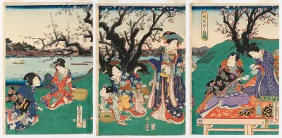 Genjin tarinasta. Furyu wakana-tsumi