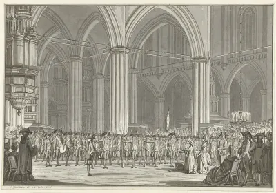 Genootschap Pro Patria in de Nieuwe Kerk, 1786