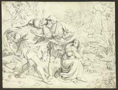 Genoveva’s Murderers Take Pity