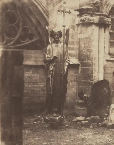 Geoffroy-Dechaume's Angel of the eastern gable of Sainte-Chapelle