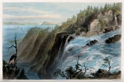 Geography: Montmorenci Falls, seen from close by