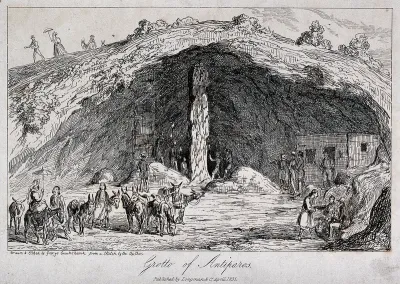 Geology: the grotto at Antiparos (exterior)