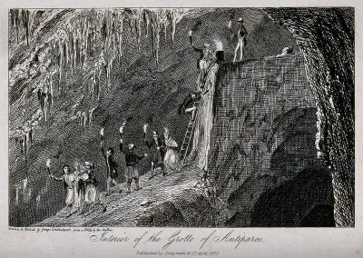 Geology: the grotto at Antiparos (interior)