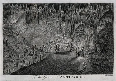 Geology: the grotto at Antiparos