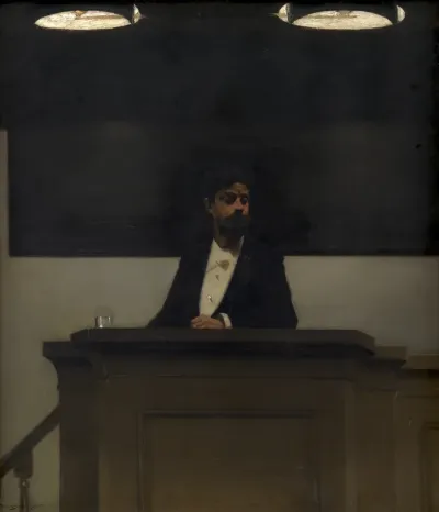 Georg Brandes på Københavns Universitets talerstol