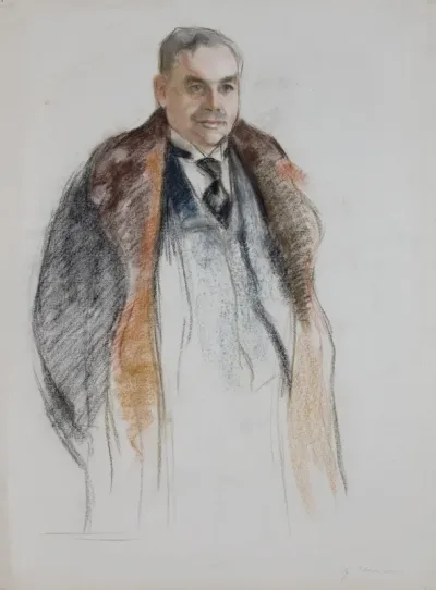 Georg Ehrnroothin muotokuva, luonnos