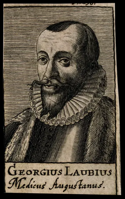Georg Laube. Line engraving, 1688