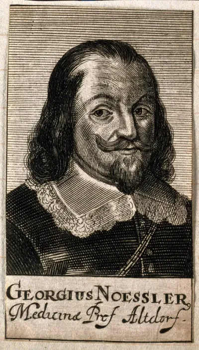 Georg Noessler. Line engraving, 1688