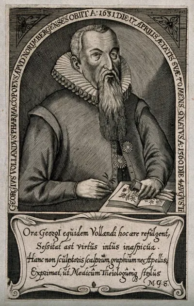 Georg Volland. Line engraving