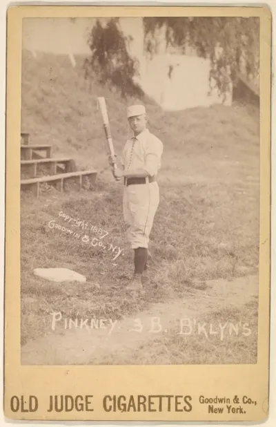 George Burton Pinkney, 3rd Base, Brooklyn, from the series Old Judge Cigarettes