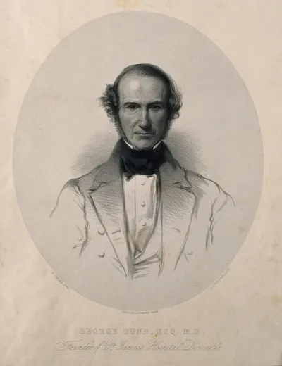 George Dunn. Lithograph by J. A. Vinter after D. Coles