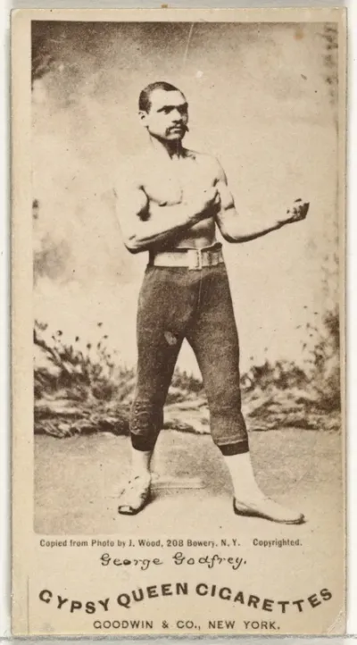 George Godfrey, from the Celebrities and Prizefighters series (N174) for Gypsy Queen Cigarettes