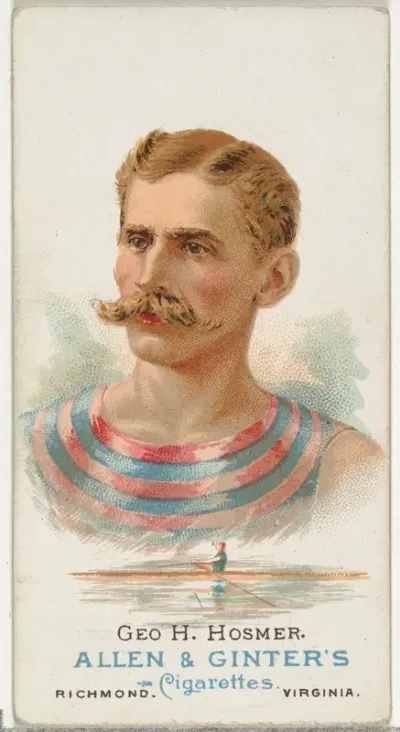 George H. Hosmer, Oarsman, from World's Champions, Series 1 (N28) for Allen & Ginter Cigarettes