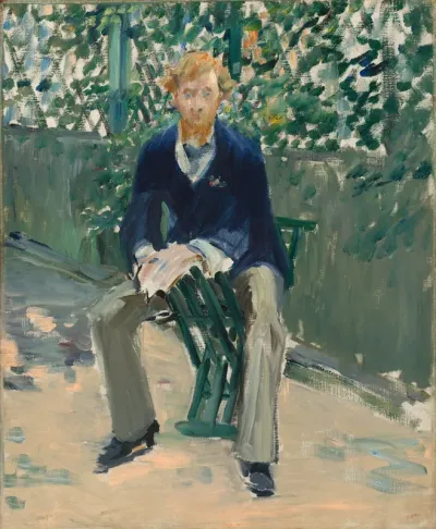 George Moore in the Artist's Garden