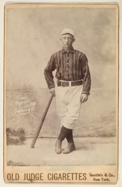 George, Pitcher, New York, from the series Old Judge Cigarettes