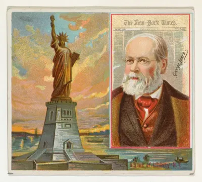 George R. Jones, The New York Times, from the American Editors series (N35) for Allen & Ginter Cigarettes
