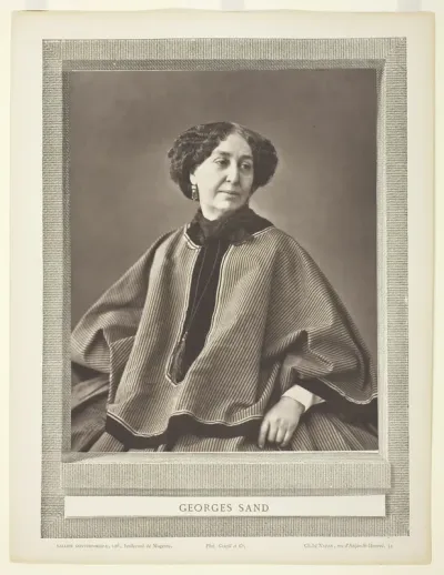 George Sand (born Amantine Lucile Aurore Dupin, French novelist, 1804-1876)