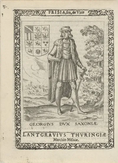 George van Saksen, erfpotestaat van Friesland