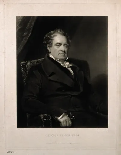 George Vance. Mezzotint by T. Lupton, 1838, after W. Gush