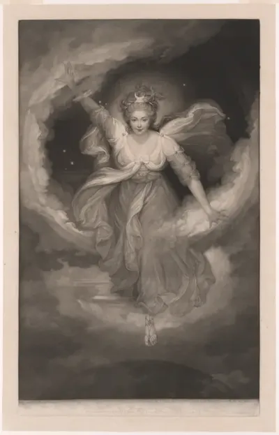 Georgiana Duchess of Devonshire, Portrait as Cynthia from Spenser's 'The Faerie Queen'