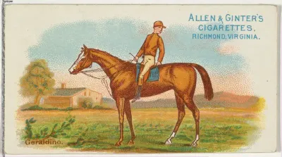 Geraldine, from The World's Racers series (N32) for Allen & Ginter Cigarettes