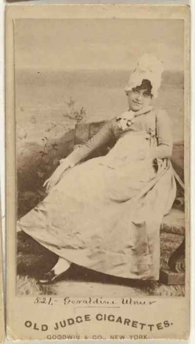 Geraldine Ulmer, from the Actors and Actresses series (N171) for Old Judge Cigarettes