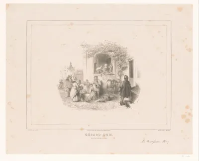 Gérard Dow (scènes de la Vie des Peintres)