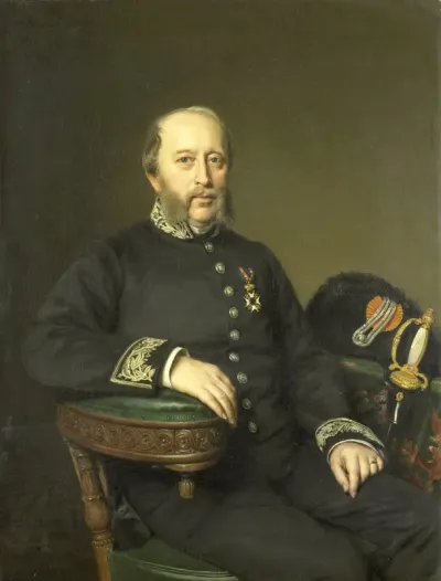 Gerard Johan Verloren van Themaat (1809-90). Lid van de Gedeputeerde Staten van Utrecht