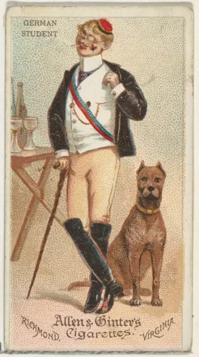 German Student, from World's Dudes series (N31) for Allen & Ginter Cigarettes