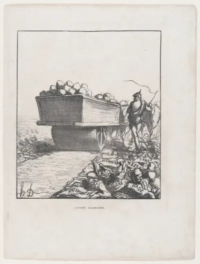 German unity, from News of the day, published in "L'Album du Siège"