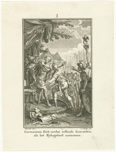 Germanicus probeert zelfmoord te plegen