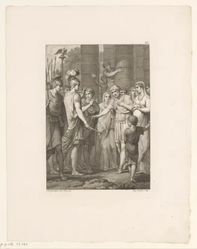 Germanicus spreekt met burgers