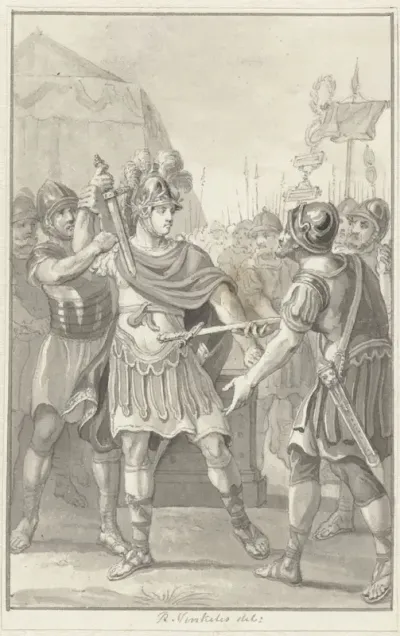 Germanicus zweert trouw aan Tiberius
